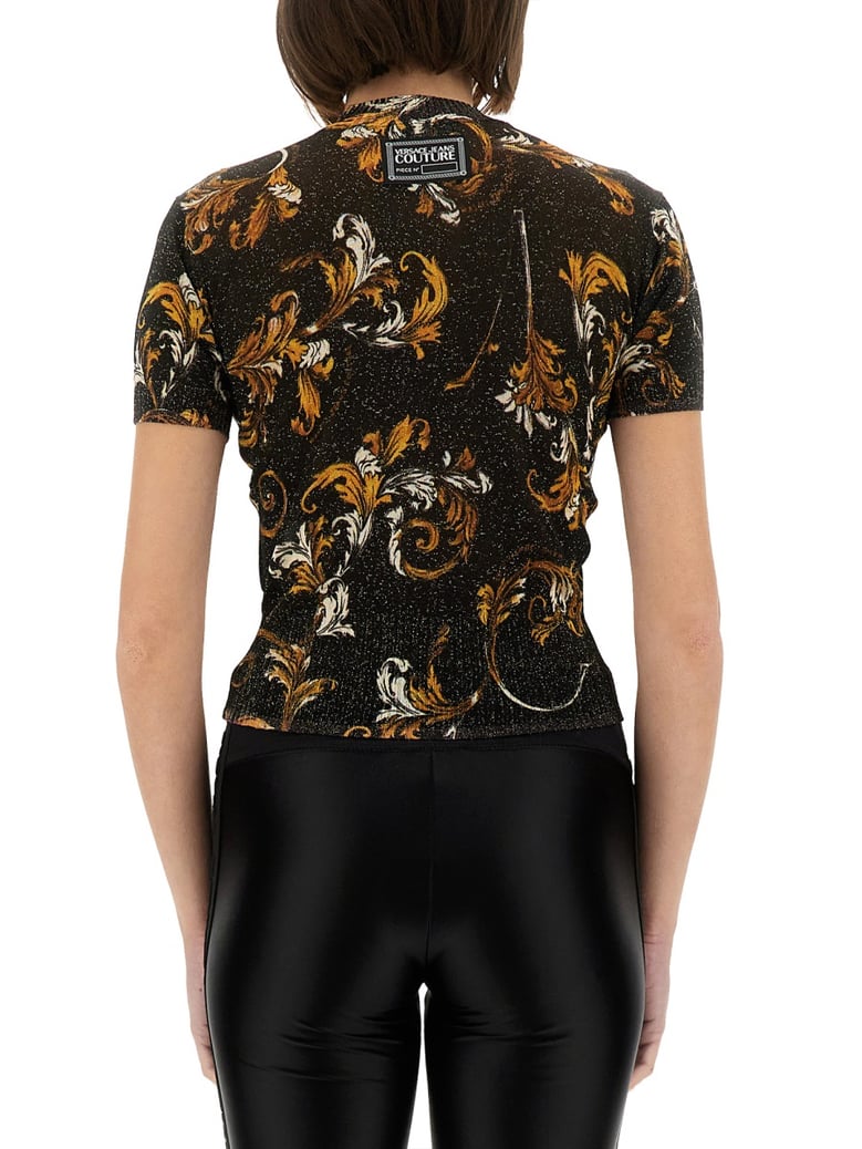 outline baroque knitted t-shirt by Selfnex