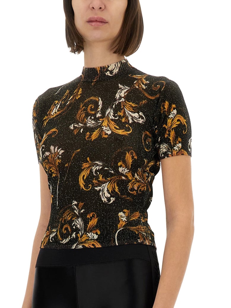 outline baroque knitted t-shirt by Selfnex
