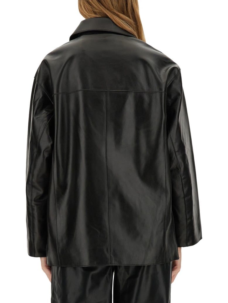 elisia leather jacket by Selfnex