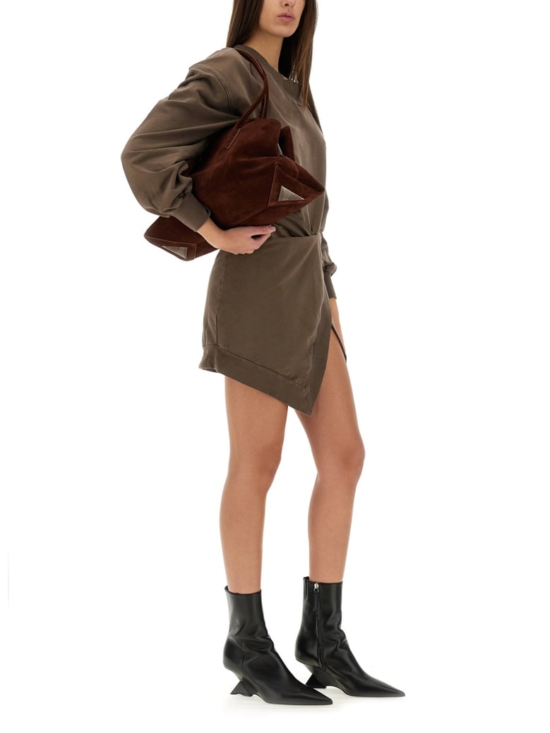 dress cut-out brown by Selfnex