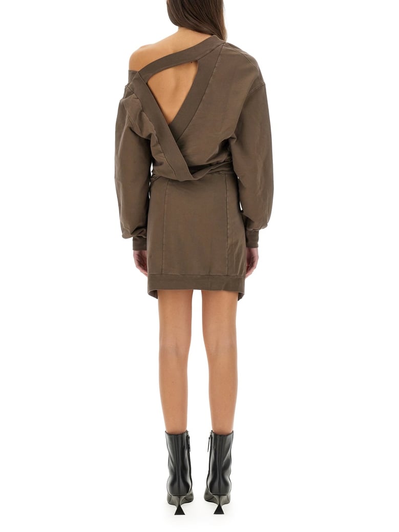 dress cut-out brown by Selfnex