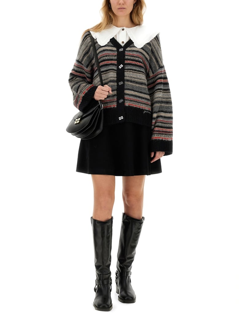 boxy fit cardigan by Selfnex
