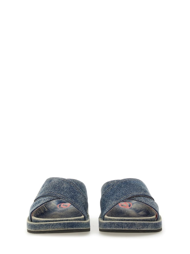 slide sandals cris cros blue by Selfnex