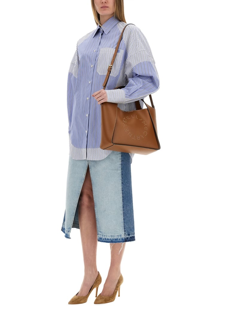 mixed stripe shirt by Selfnex