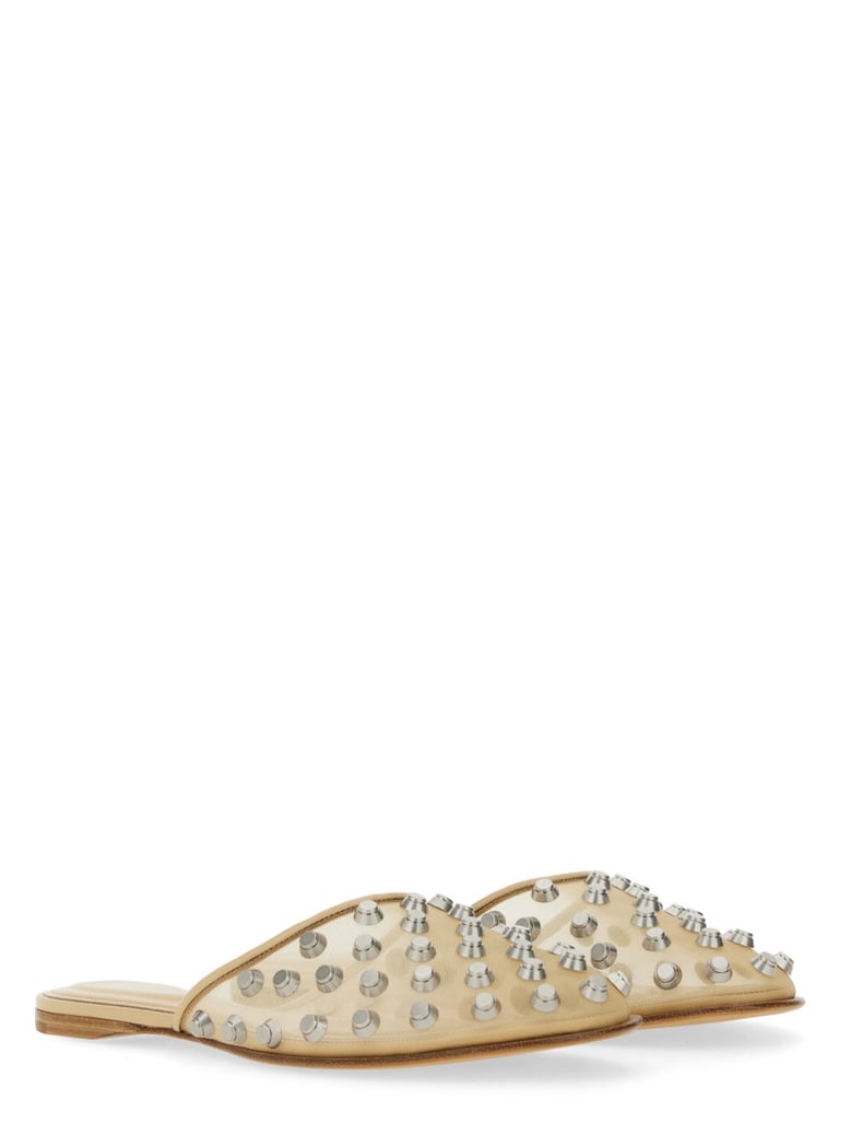 nude rhodes sandals by Selfnex