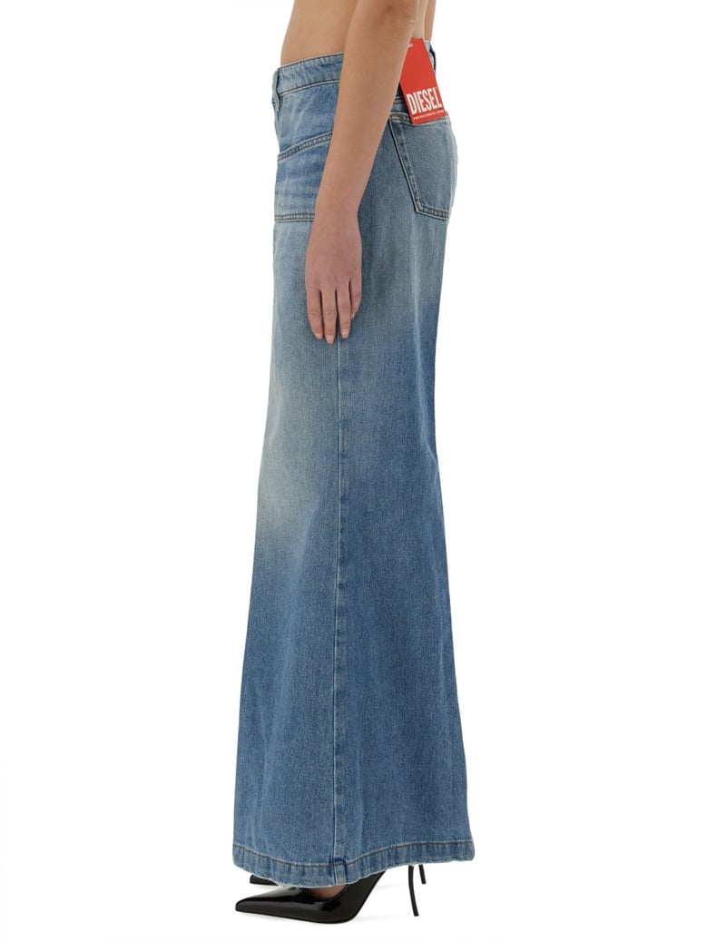 flare fit denim jeans by Selfnex