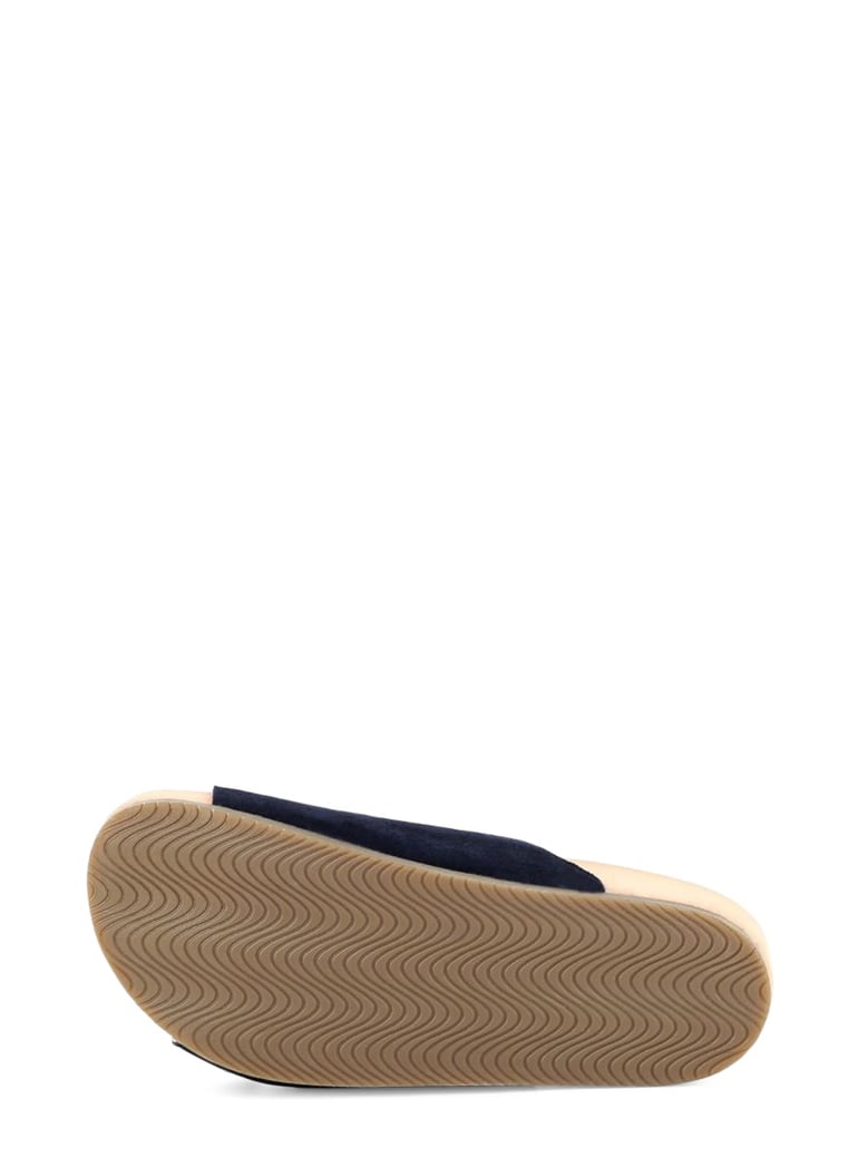 sandals in blue leather by Selfnex