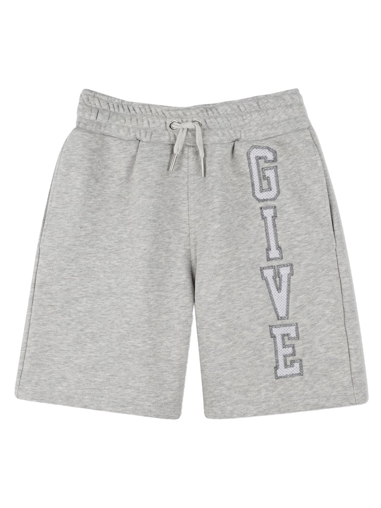 shorts grey cotton blend by Selfnex