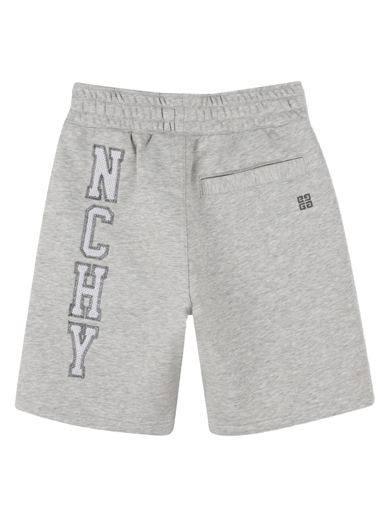shorts grey cotton blend by Selfnex