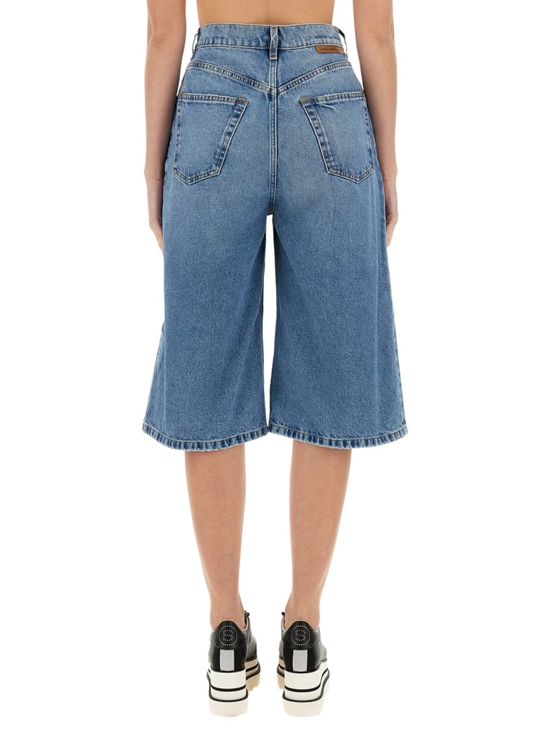 denim bermuda shorts by Selfnex