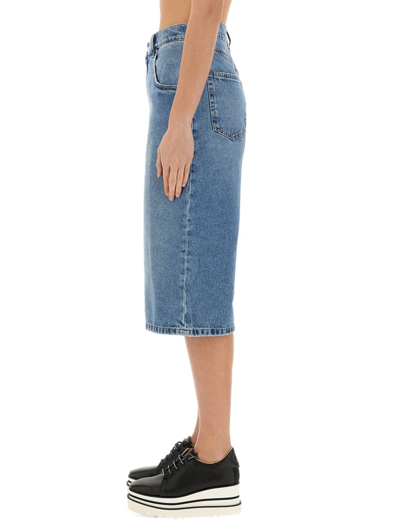 denim bermuda shorts by Selfnex