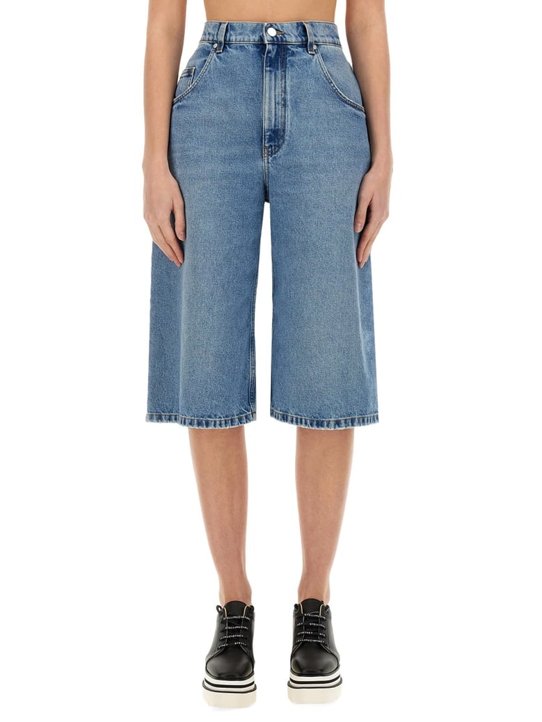denim bermuda shorts by Selfnex