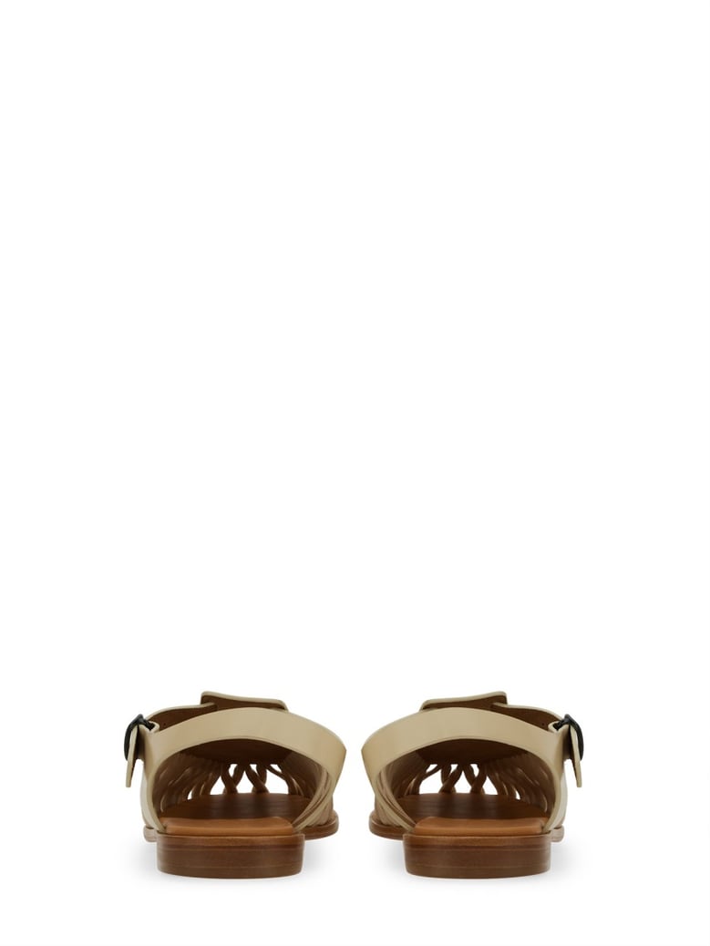 alaro sandal in ivory by Selfnex