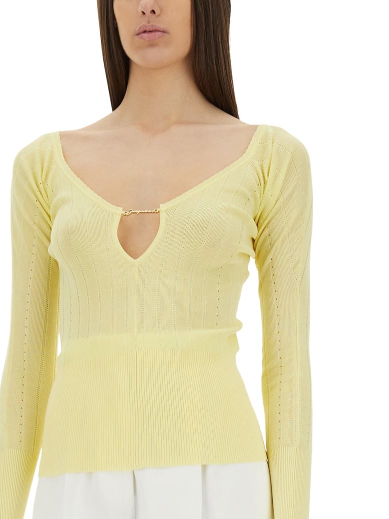 slim fit yellow top by Selfnex