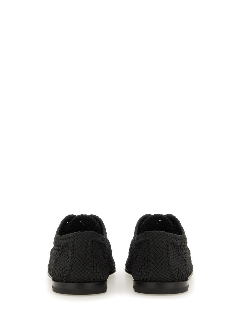 woven fabric derby shoe by Selfnex