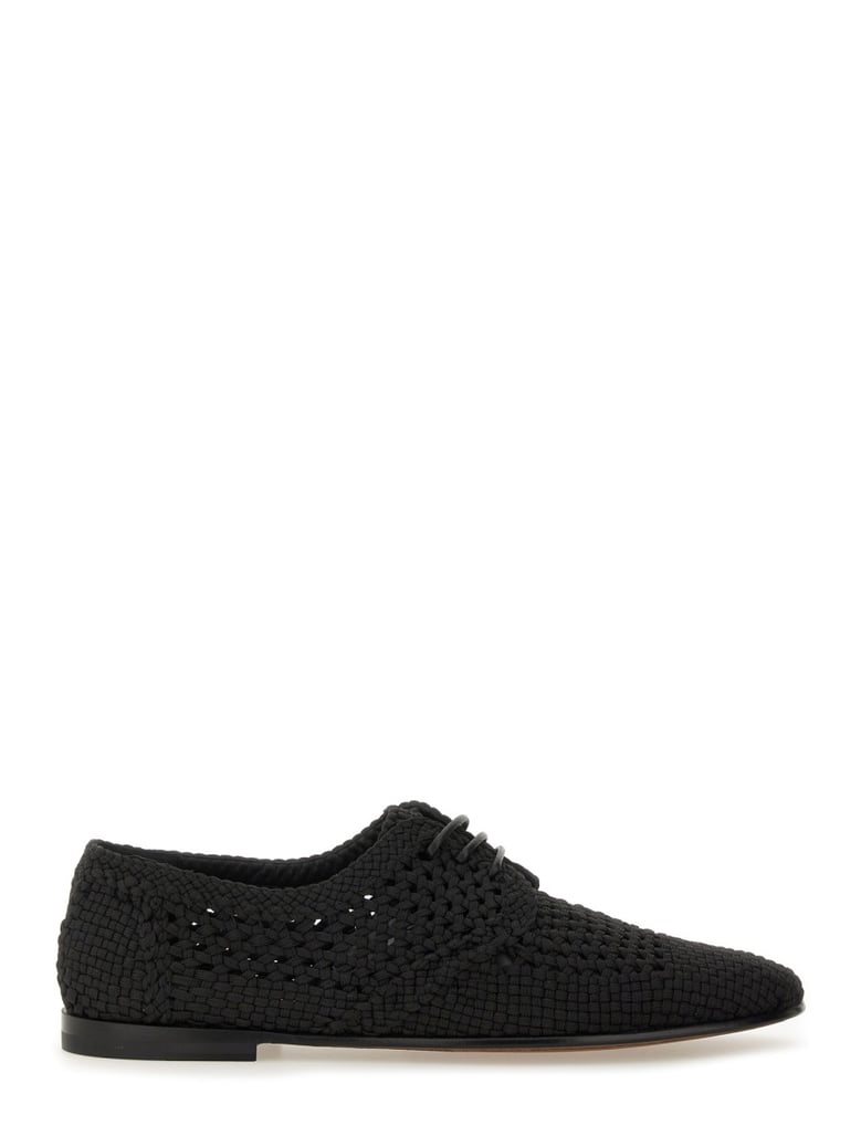 woven fabric derby shoe by Selfnex