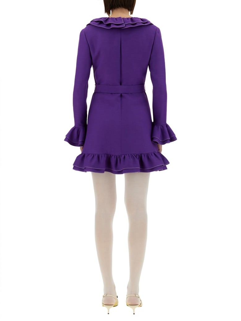 crepe couture short dress by Selfnex
