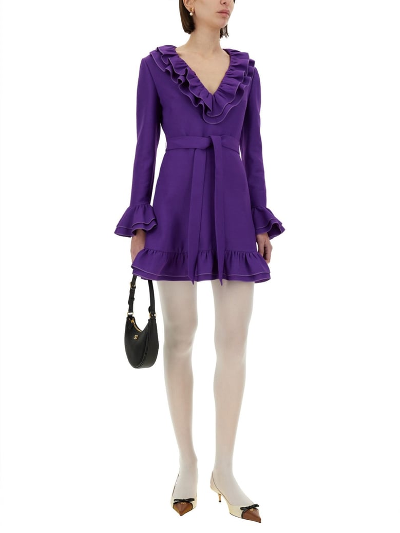 crepe couture short dress by Selfnex