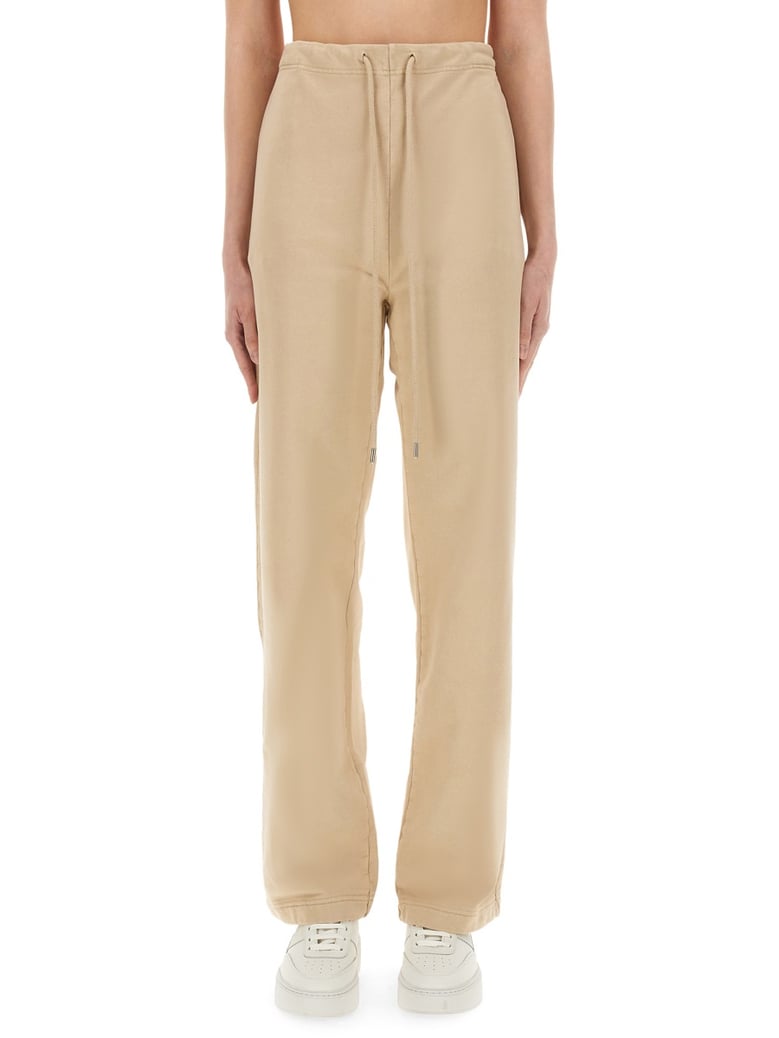 urban pants in beige cotton by Selfnex