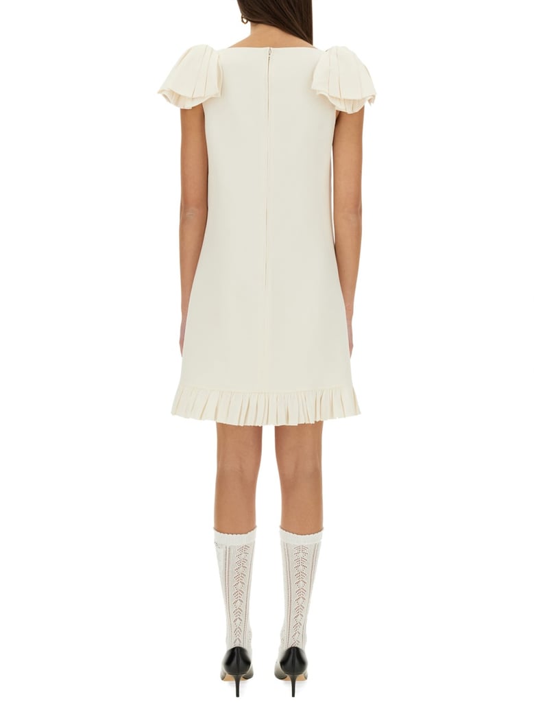 crepe couture short dress by Selfnex