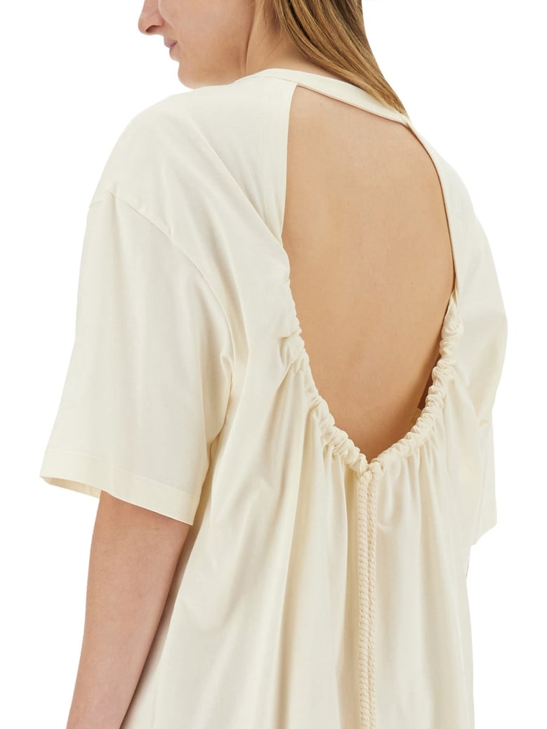 short dress with logo by Selfnex