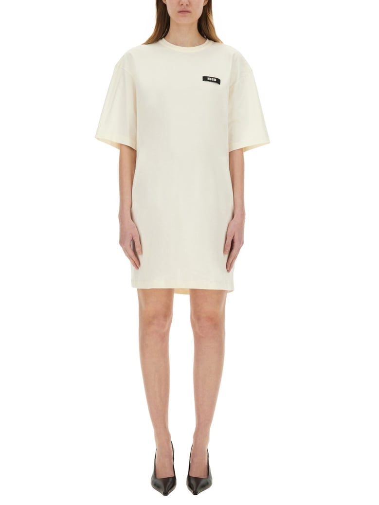 short dress with logo by Selfnex