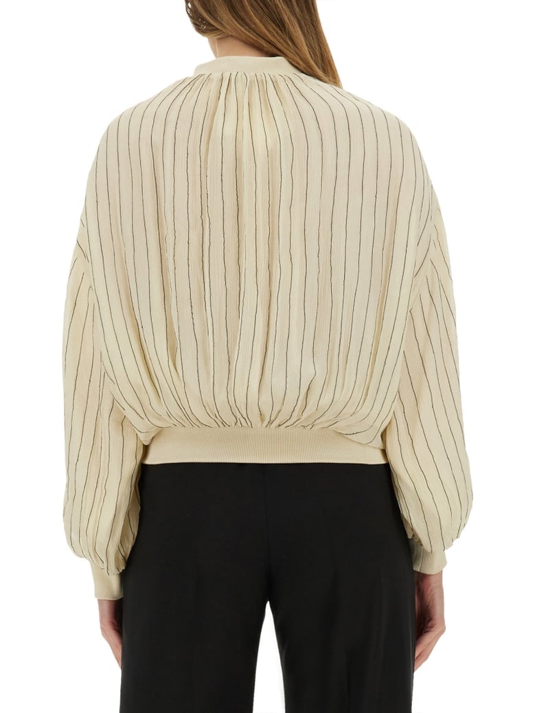 silk bomber jacket by Selfnex
