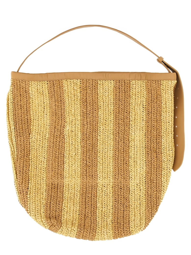 handbag straw beige by Selfnex