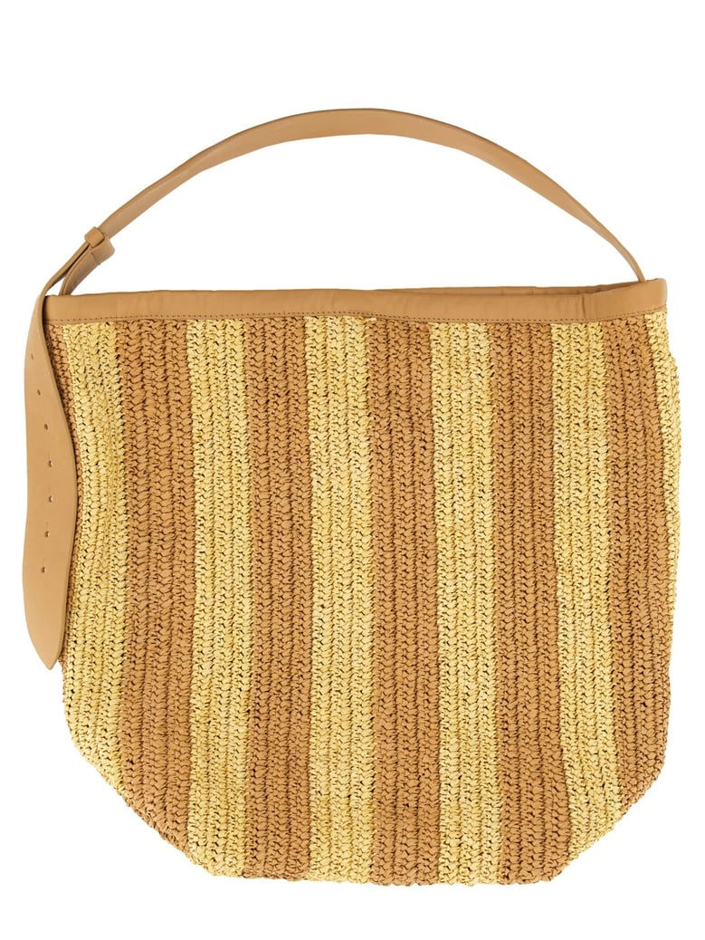 handbag straw beige by Selfnex