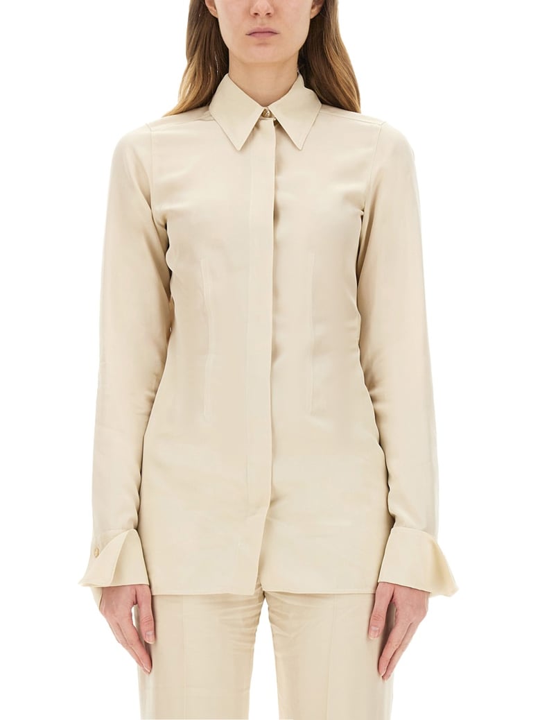 slim fit viscose shirt by Selfnex