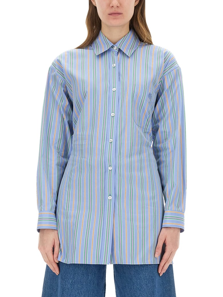 jacquard shirt with back knot by Selfnex