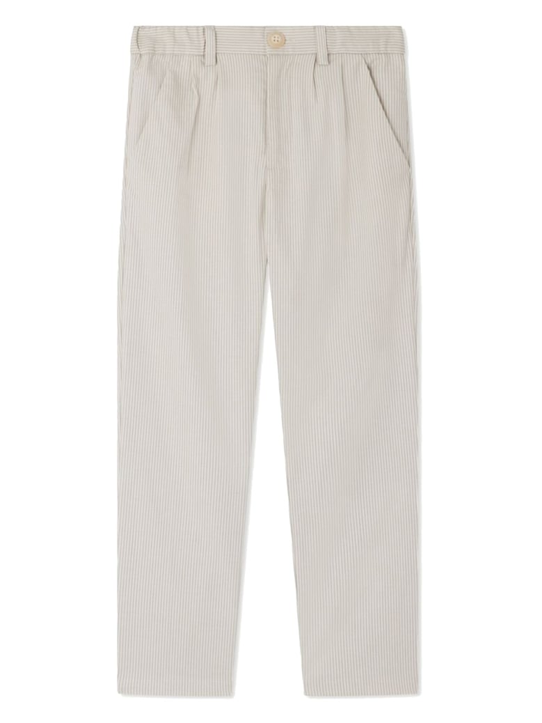 cotton trousers grey by Selfnex