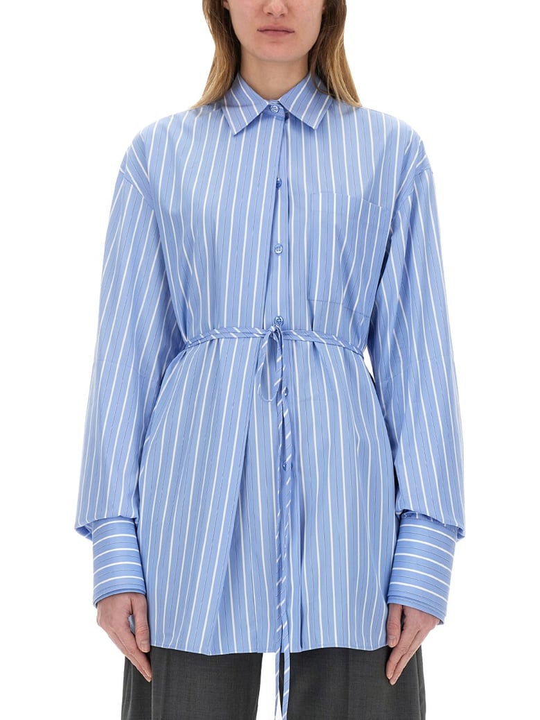 signature shirt in baby blue by Selfnex