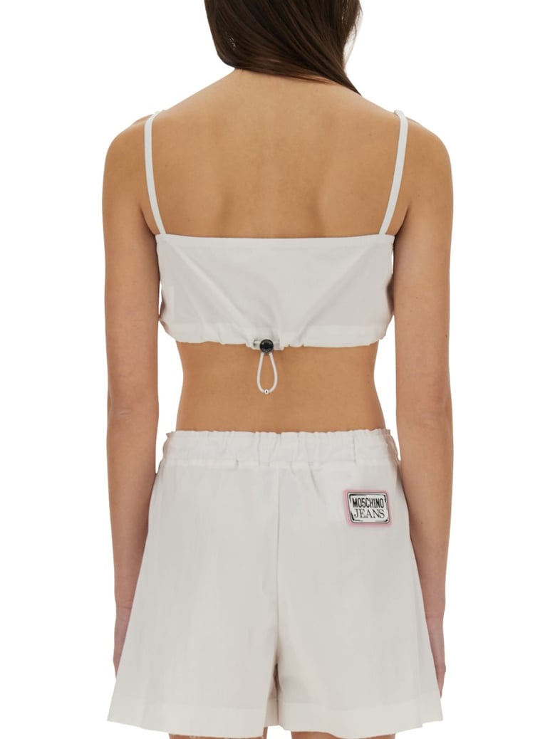 cotton bandeau top by Selfnex