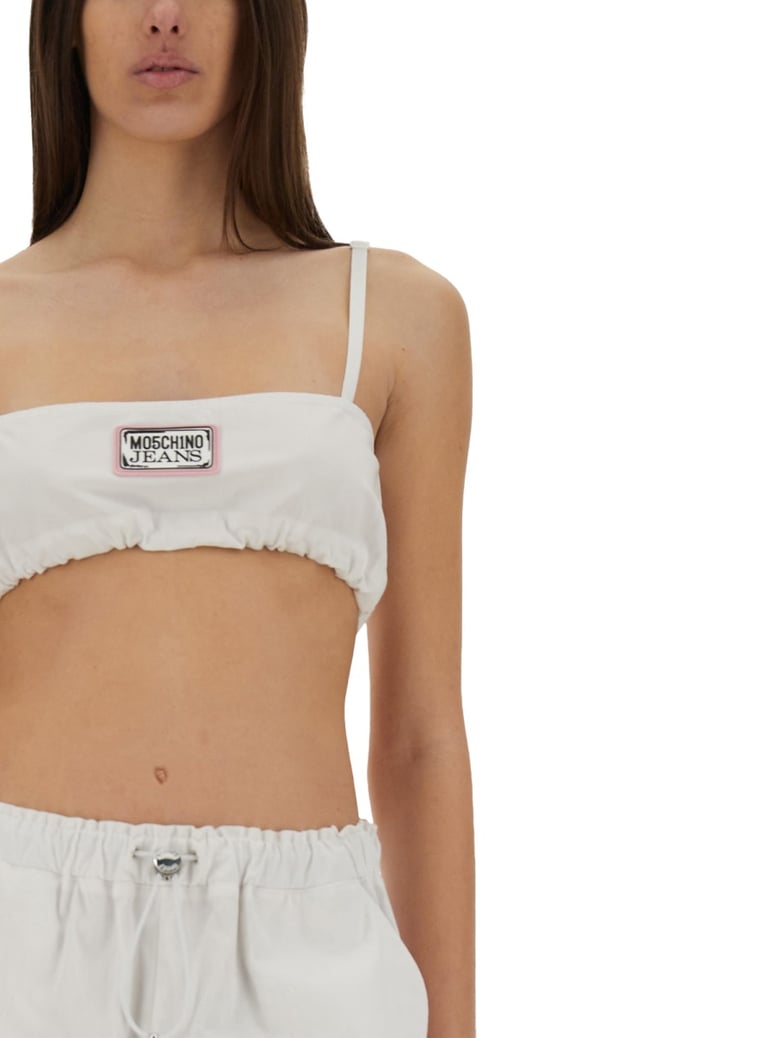 cotton bandeau top by Selfnex