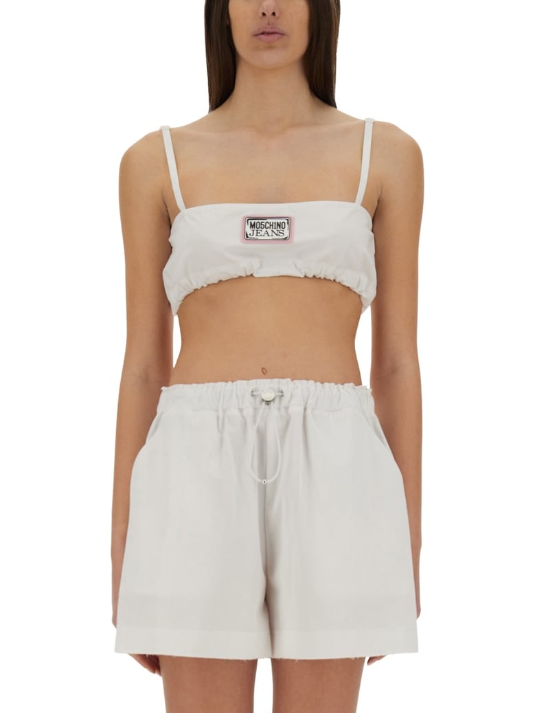 cotton bandeau top by Selfnex