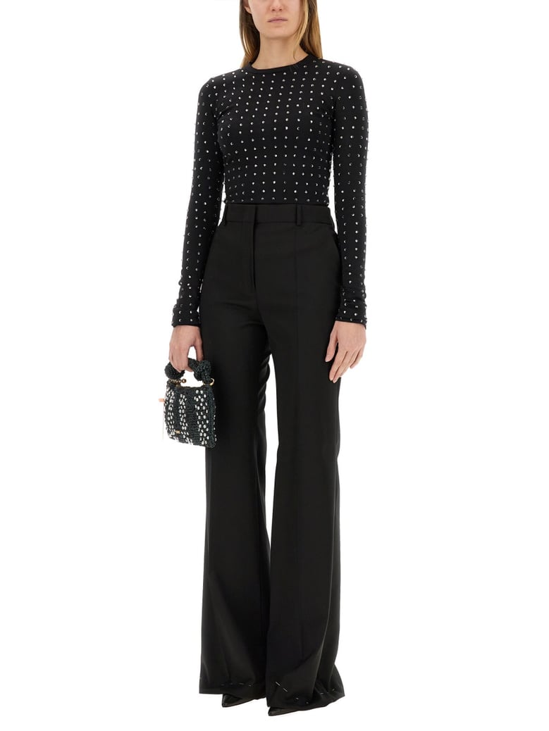 top with crystals in black by Selfnex
