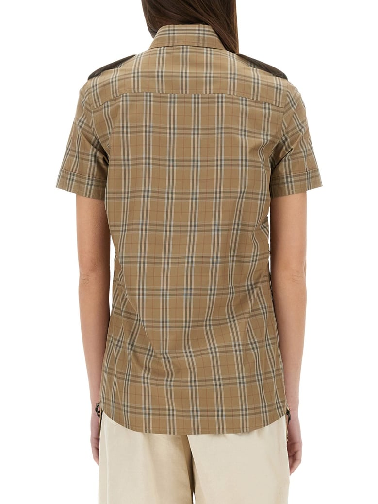 cotton check shirt by Selfnex