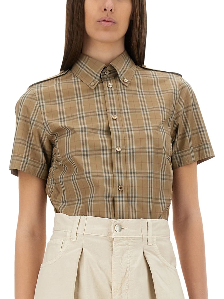 cotton check shirt by Selfnex