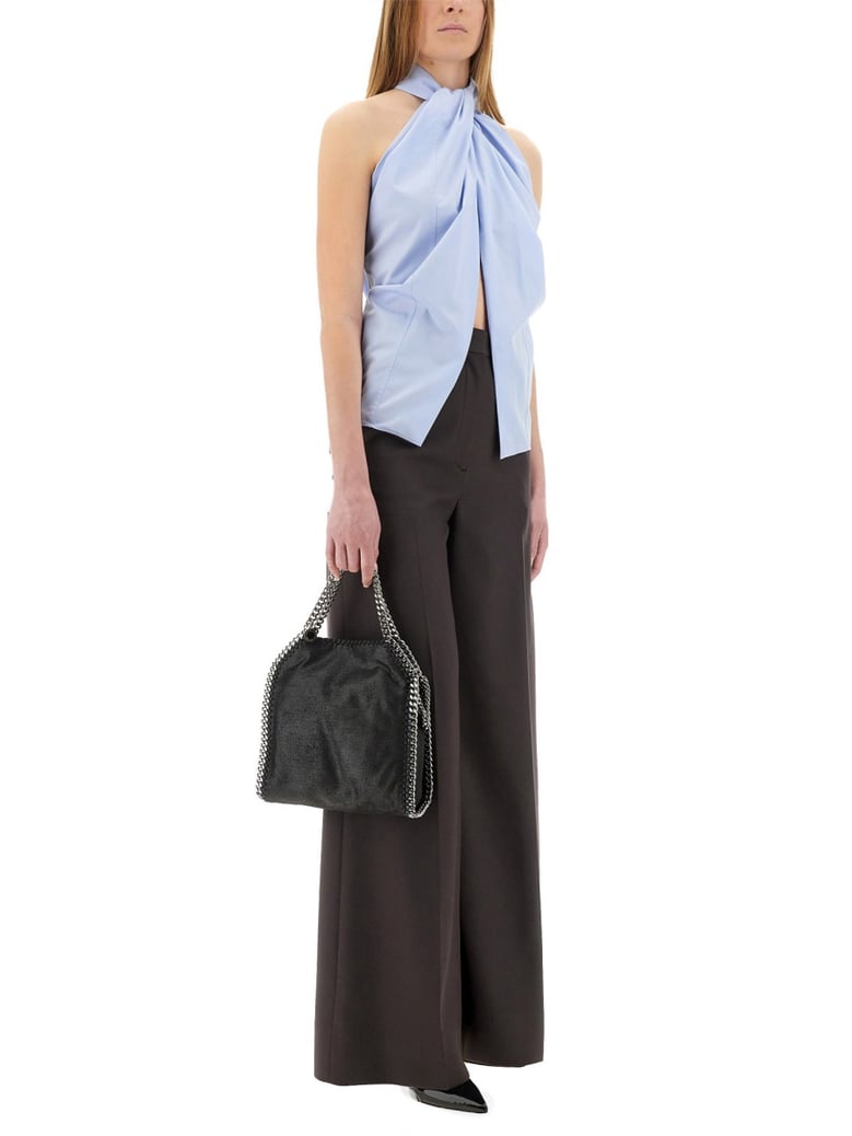 sleeveless top with panel by Selfnex