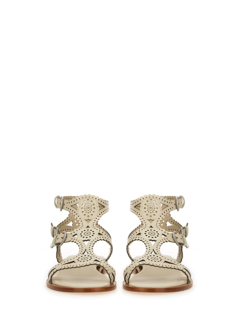 sandalwood paprika sandals by Selfnex