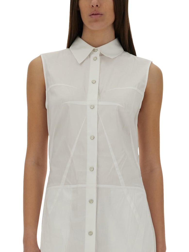 bustier shirt dress by Selfnex