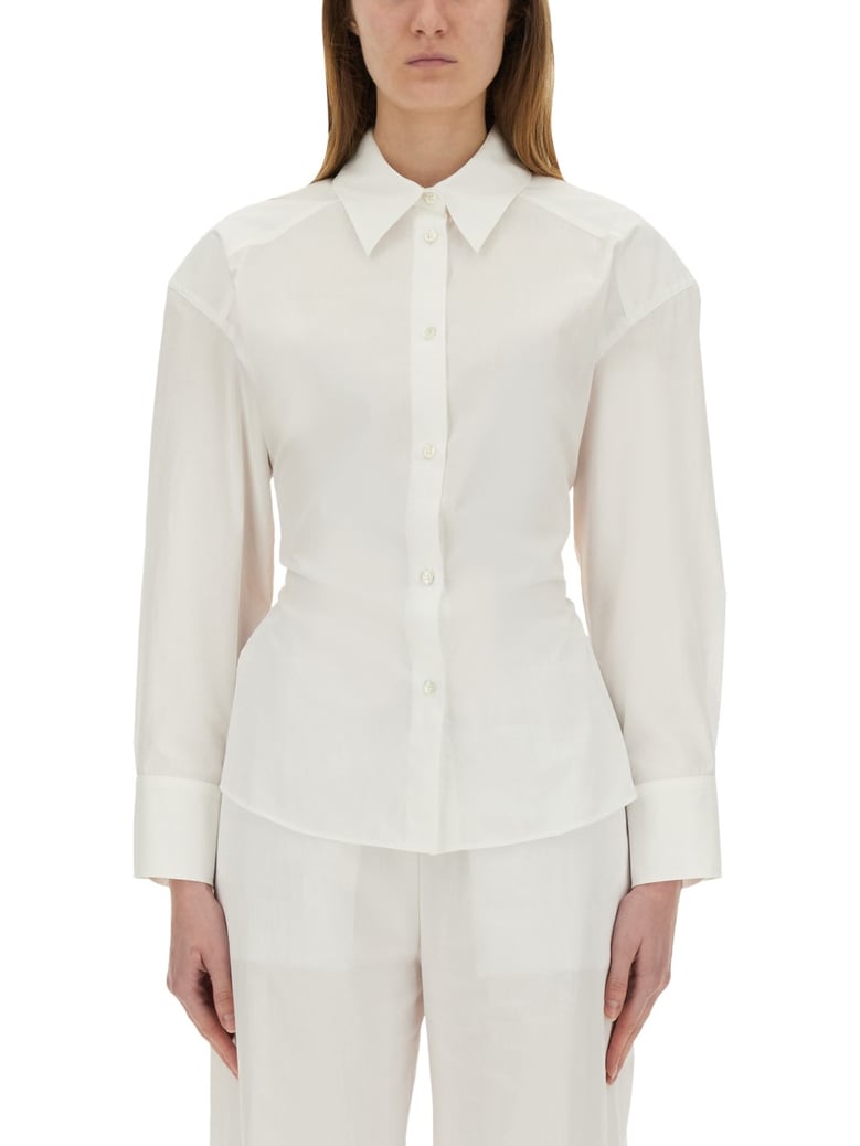 white cotton shirt by Selfnex