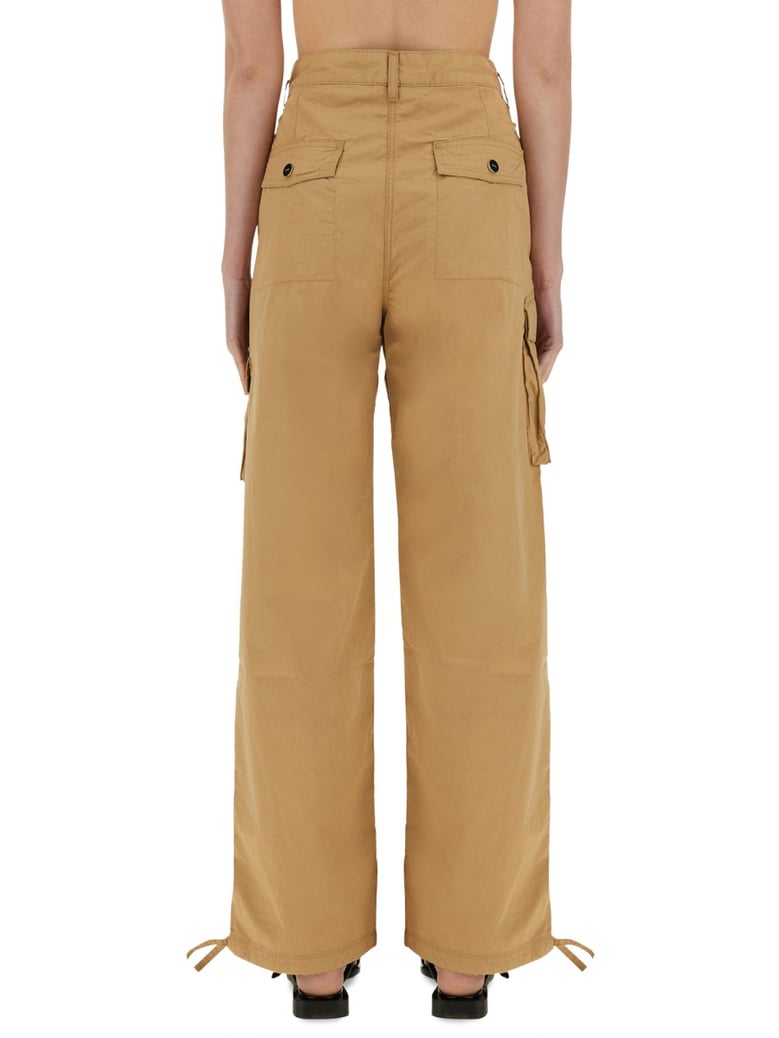 cotton twill cargo pants by Selfnex