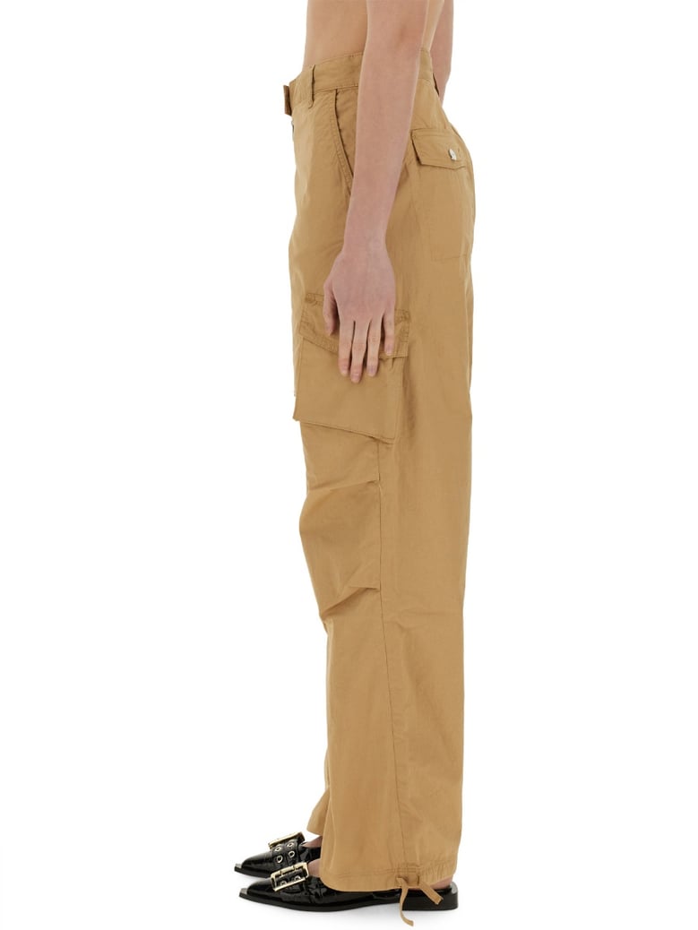 cotton twill cargo pants by Selfnex