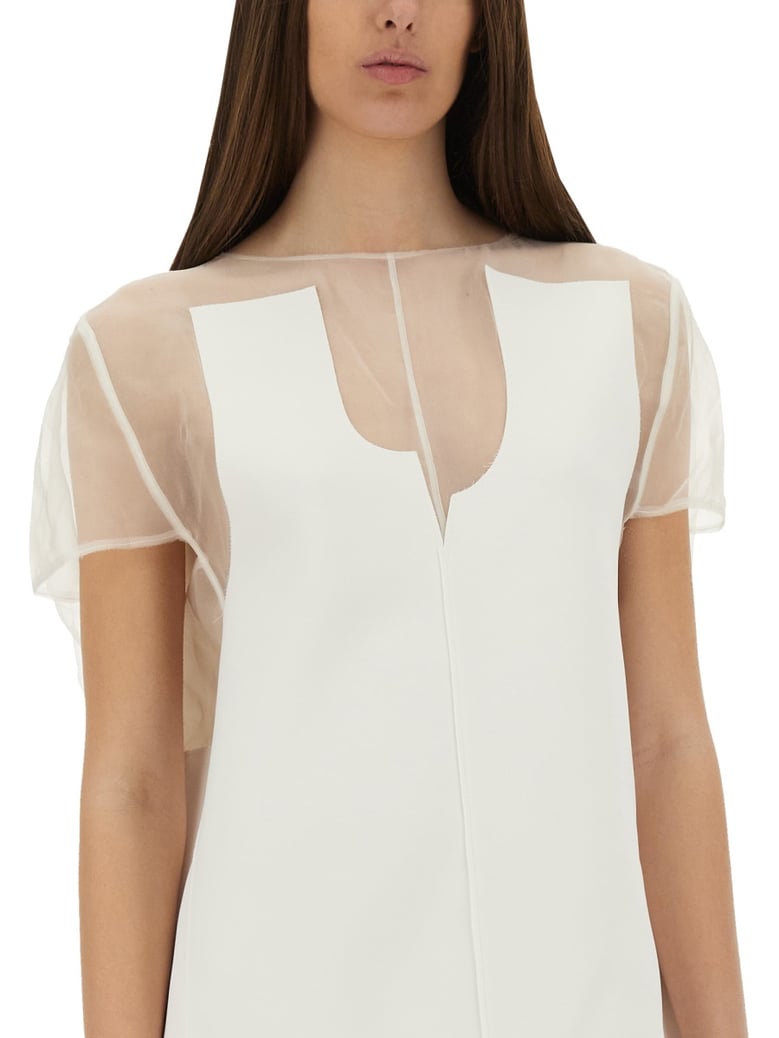 winona dress in white by Selfnex