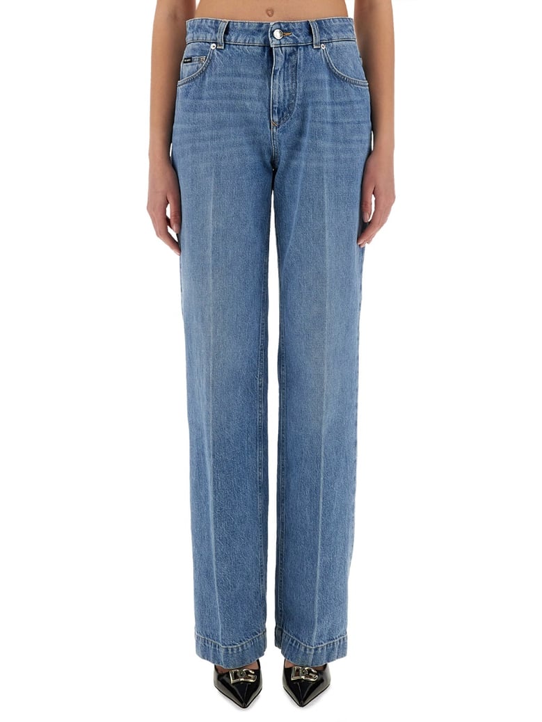 loose denim jeans by Selfnex