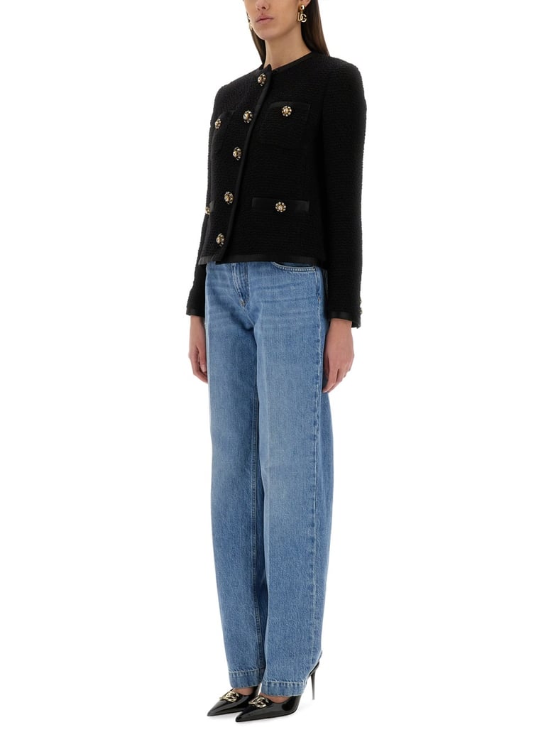 loose denim jeans by Selfnex