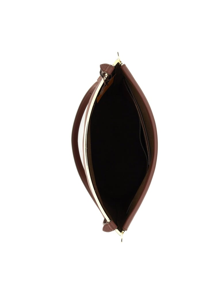 small leather bucket bag by Selfnex