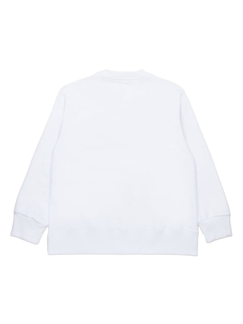sweatshirt white cotton by Selfnex